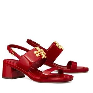 TORY BURCH Eleanor Slingback Sandal In Tory Red 10 1/2